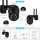 IP Camera PTZ-А8 з віддаленим доступом вулична + блок живлення (ACSee APP), фото 5