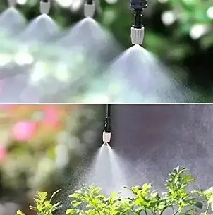 Система поливання туман Душ-зрошувач води для тераси та саду Patio Mistcooling Kit BD-10FT 10 метрів YU227, фото 3
