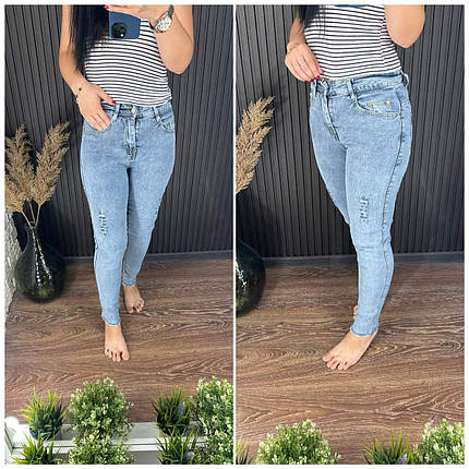 Неймовірні жіночі джинси, тканина "Джинс" 44, 46, 48, 50, 52, 54 розмір 44, фото 2