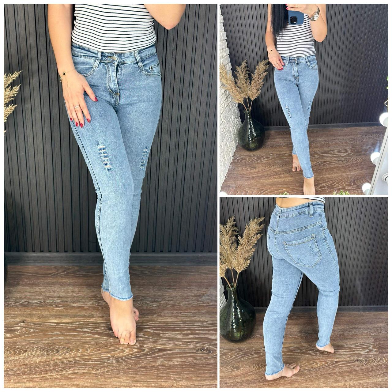 Неймовірні жіночі джинси, тканина "Джинс" 44, 46, 48, 50, 52, 54 розмір 44