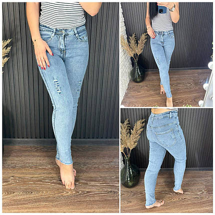 Неймовірні жіночі джинси, тканина "Джинс" 44, 46, 48, 50, 52, 54 розмір 44, фото 1