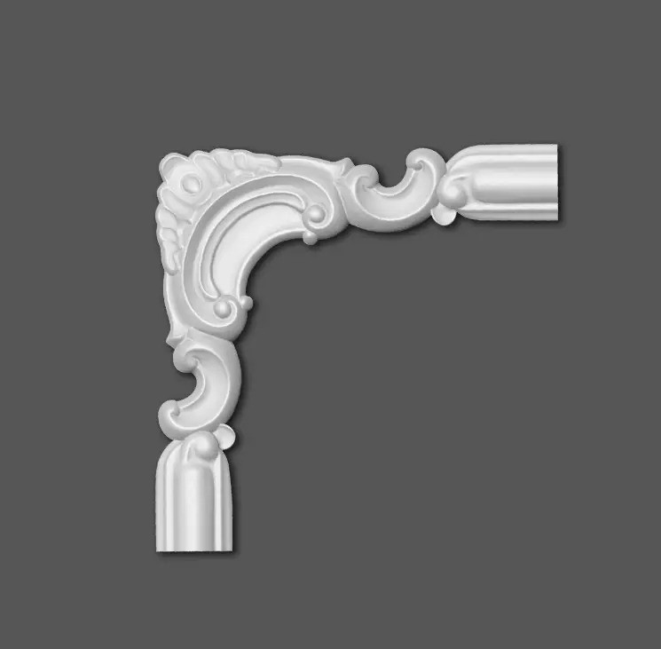 Кутовий елемент поліуретановий Grand Decor HCR 518-3, фото 1