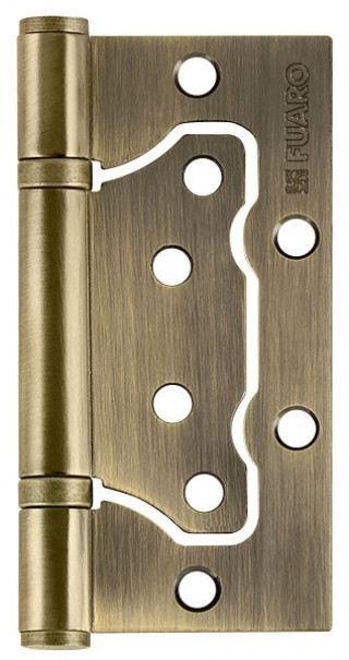 Петля метелик без врізки FUARO 500-2BB 100x75 AB (бронза), 1 шт., фото 1