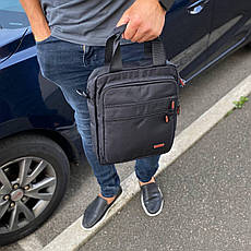 Сумка через плече чоловіча барсетка чорна Command Big Ben, фото 5