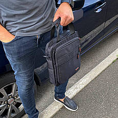 Сумка через плече чоловіча барсетка чорна Command Big Ben, фото 4