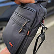 Сумка через плече чоловіча барсетка чорна Command Big Ben, фото 6