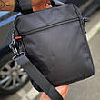 Сумка через плече чоловіча барсетка чорна Command Big Ben, фото 7