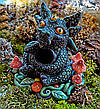 Свічник «Казковий дракон» ручної роботи., фото 8