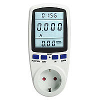 Ваттметр, ваттметр побутовий, ваттметр в розетку, енергометр