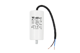 Конденсатор CBB60-G 30 мкФ, 450 В, Whicepart (провід + болт)