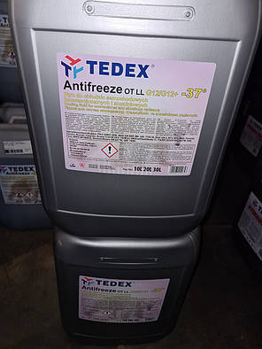 Антифриз TEDEX Antifreeze - 37 G12/G12+, кан 20л, фото 1
