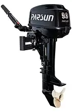 Лодковий мотор Parsun T 9.8 BMS 2-тактний потужність 9.8 к.с. румпельне управління зовнішній бак 12 л легка вага 26 кг