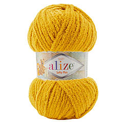 Пряжа Alize Softy PLUS / Софті Плюс, колір № 02, гірчичний