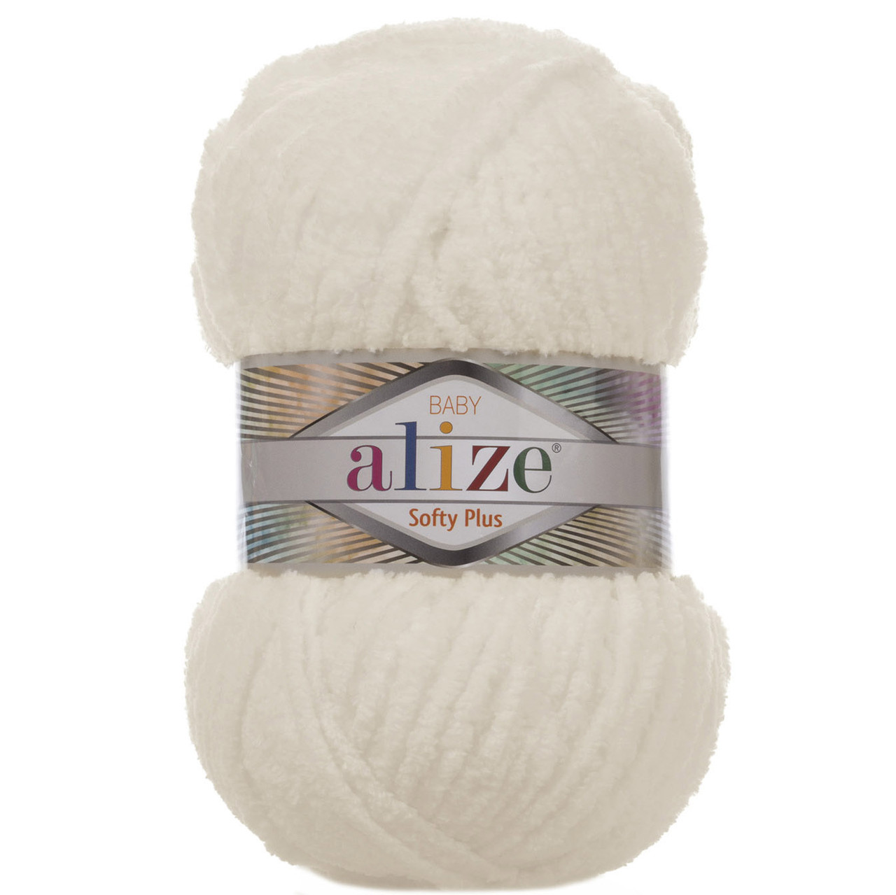 Пряжа Alize Softy PLUS / Софті Плюс, колір № 62, кремовий