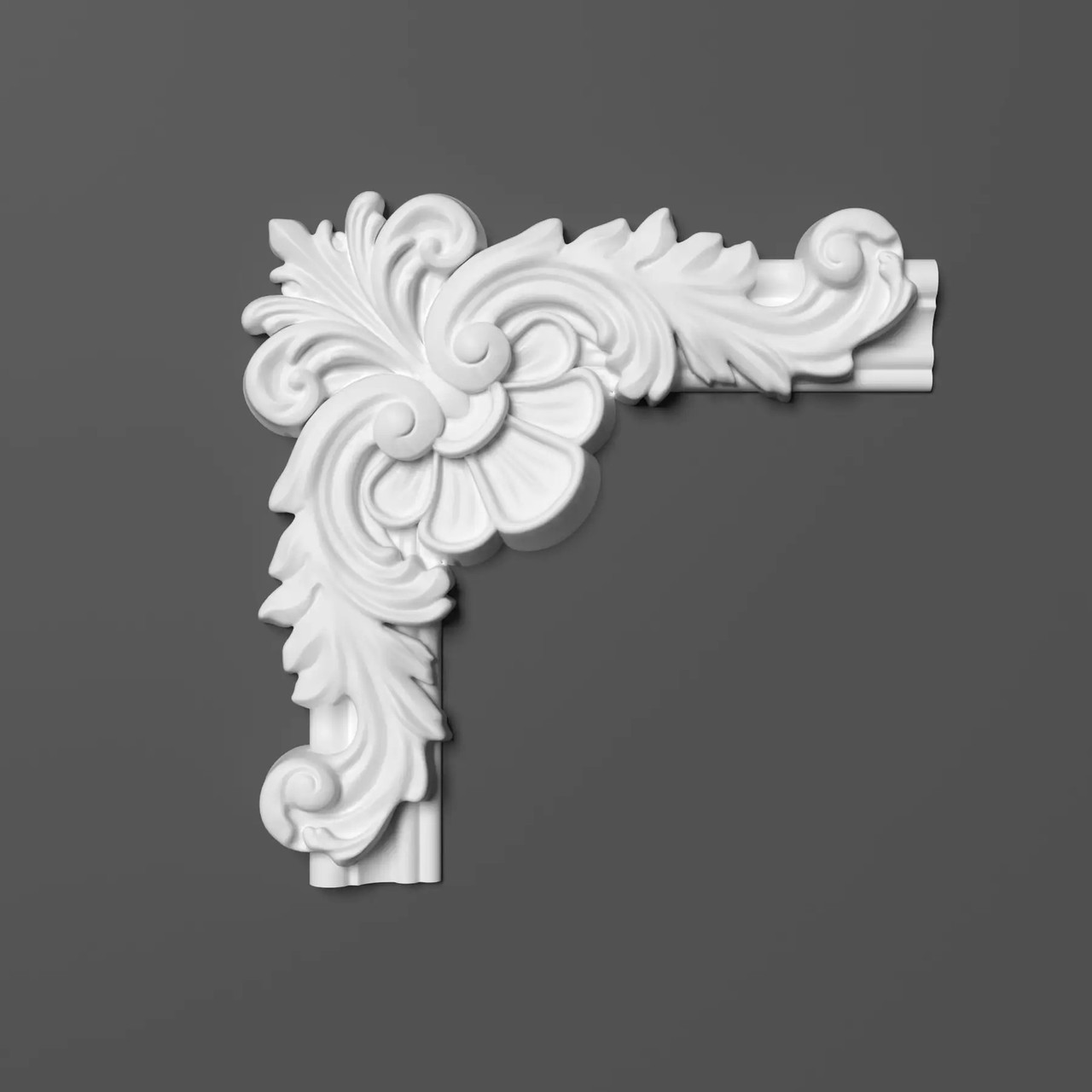 Кутовий елемент поліуретановий Grand Decor HCR 524-3, фото 1