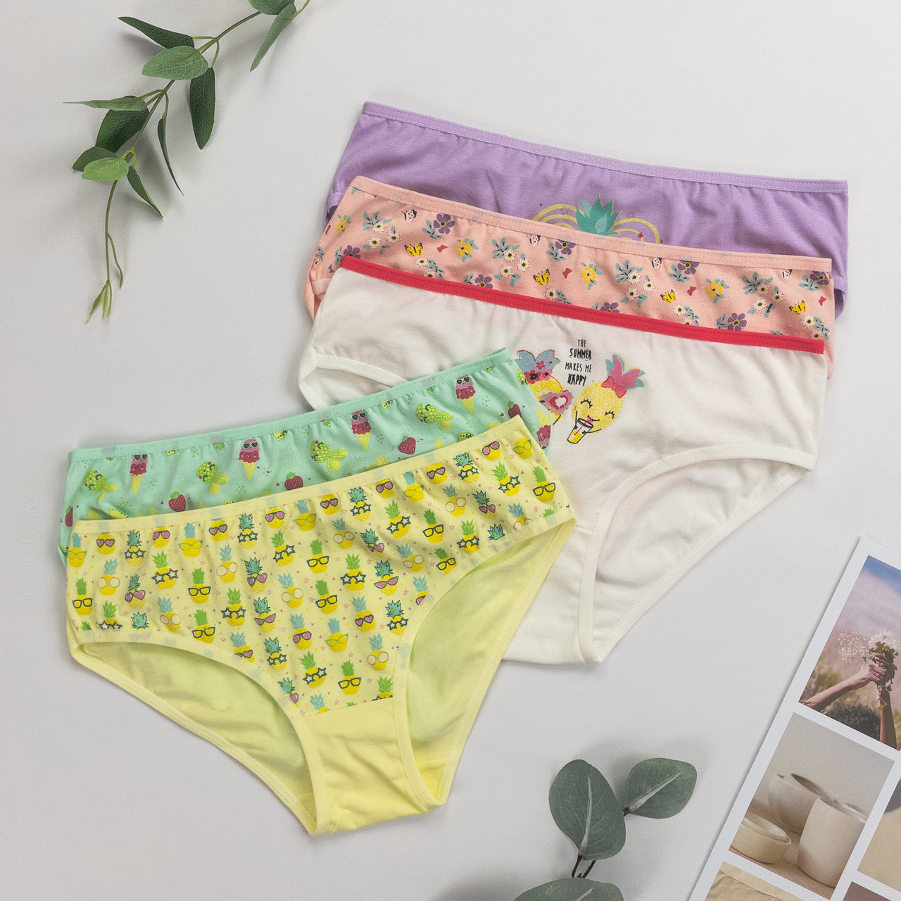 Труси дитячі сліпи для дівчинки Nicoletta (вік: 12-13 років) | 5 шт.