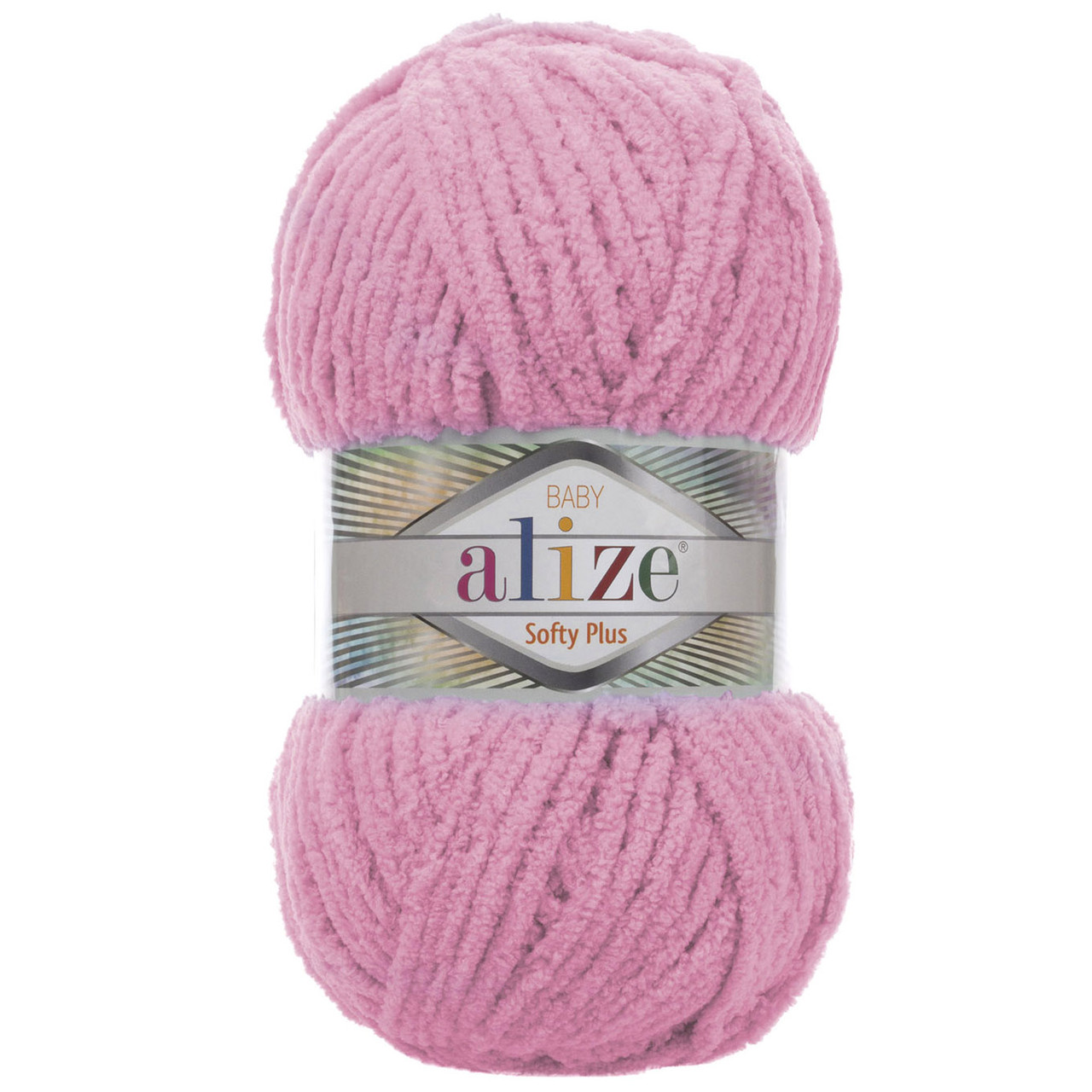 Пряжа Alize Softy PLUS / Софті Плюс, колір № 185, рожевий