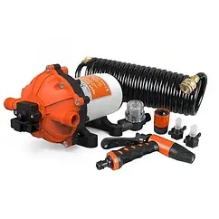 Помивочний комплект SFWP1-050-070-51 SEAFLO для човна і катера 20 л/хв 12В з автоматичним насосом і розпилювачем