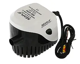 Автоматичний трюмний насос SEAFLO SFBP1-G600-11 38 л/хв для човна і катера з захистом від сухого ходу та термозахистом