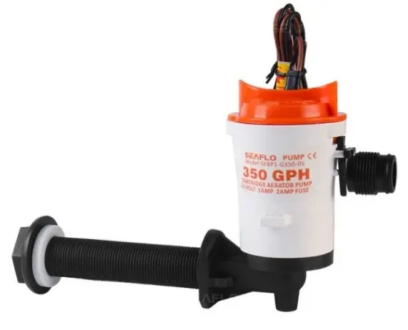 Аератор горизонтальний 350GPH SFBP1-G350-05 SEAFLO для аерації ємностей і резервуарів з уловом