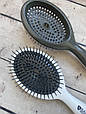 Масажна щітка для волосся SALON PROFESSIONAL силіконова, велика, фото 2
