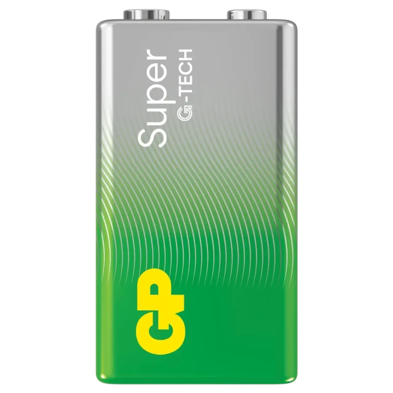 Батарейка алкалінова лужна GP 1604A-S1 Super Alkaline 6LR61 9V крона (трей)