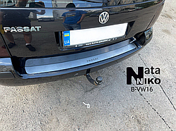 Накладка на бампер Volkswagen PASSAT B5 FL (3BG) універсал з 2000-2005 рр. (NataNiko)