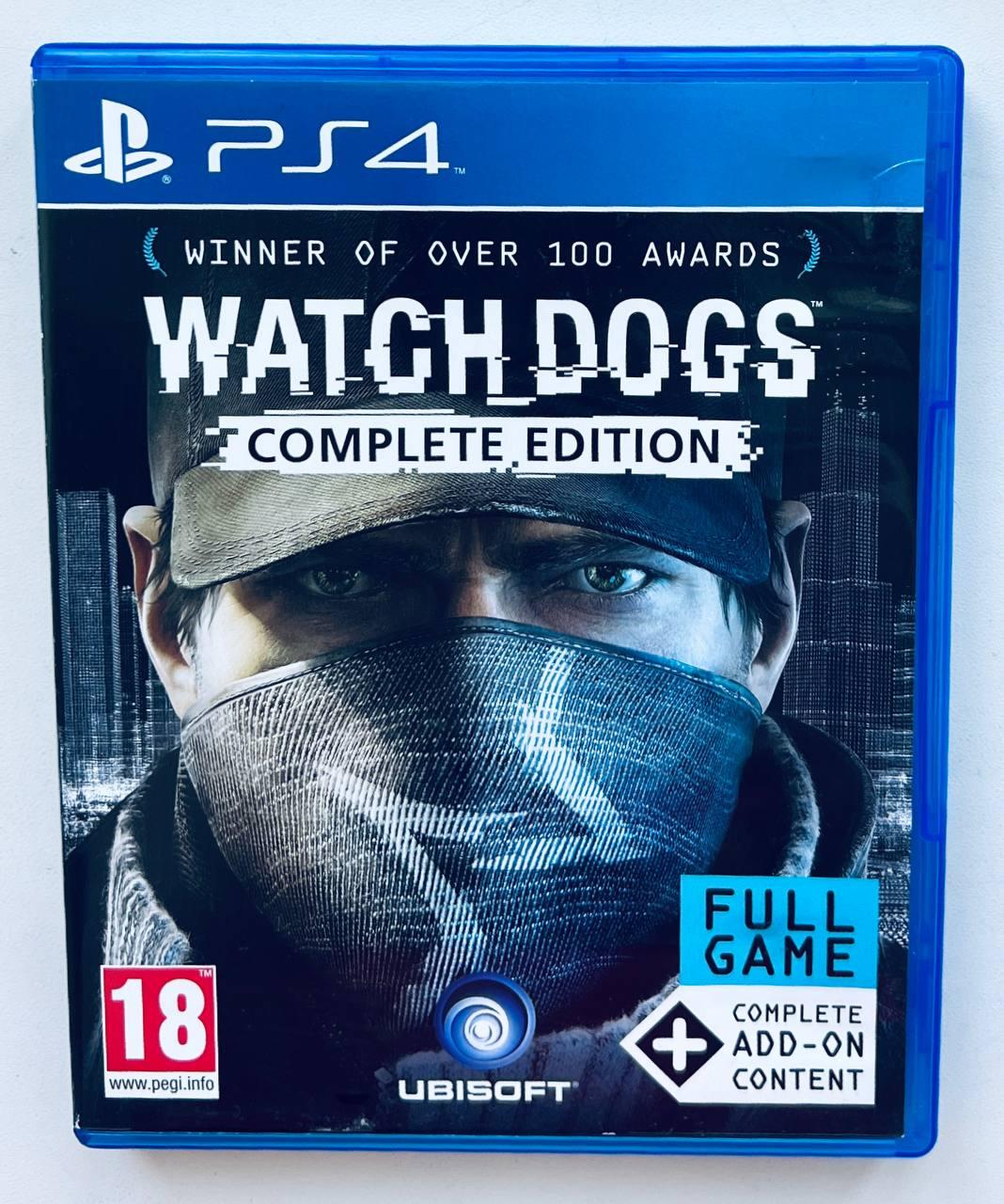Watch Dogs Complete Edition, Б/У, русская версия - диск для PlayStation ...