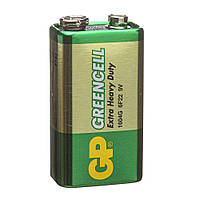 Батарейка сольова GP 1604G-S1 Greencell 6F22 9V крона (трей)