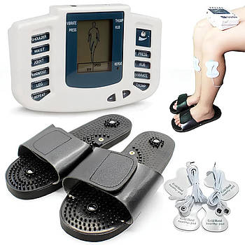 Тапочки масажні з міостимулятором Digital Slipper JR-309A / Рефлекторні масажні тапки / Міостимулятор