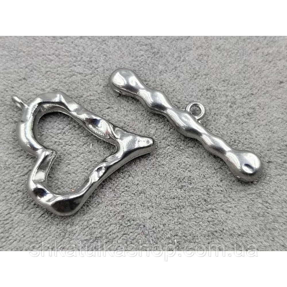 Застібка-тогл 20*22мм нержавіюча сталь, фото 1