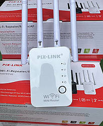 Потужний підсилювач сигналу Wi-Fi PIX-LINK LV-WR16Q, AP/Repeater/Router