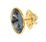 Брошка Xuping колір 14K з кристалами Swarovski "Кристал Montana" ø 16мм, фото 4