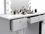 Косметичний столик MartigoPlus Classic Diamond 12 white LED, фото 4