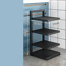 Кухонна полиця для зберігання каструль, 3 рівні Kitchen shelf for storing pots/Полиця на кухню для посуду, фото 4