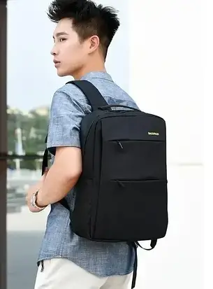 Універсальний комплект для щоденного використання Backpack Black 3 в 1 Рюкзак Сумка Клатч Сірий, фото 3