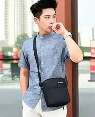 Універсальний комплект для щоденного використання Backpack Black 3 в 1 Рюкзак Сумка Клатч Сірий, фото 4
