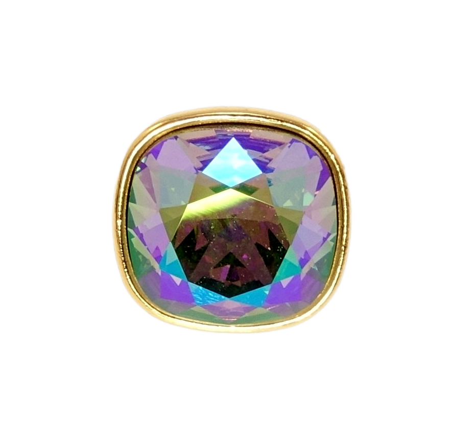 Брошка Xuping колір 14K з кристалами Swarovski "Кристал Paradise Shine" 14х14мм