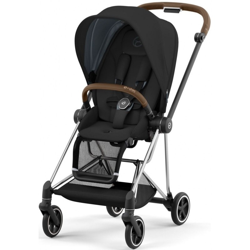 Прогулянкова коляска Cybex Mios 4.0 Sepia Black шасі Chrome Brown