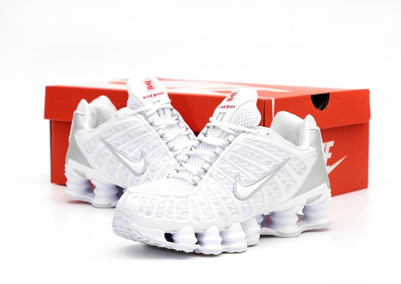 Білі чоловіки Крихітки Nike Shox