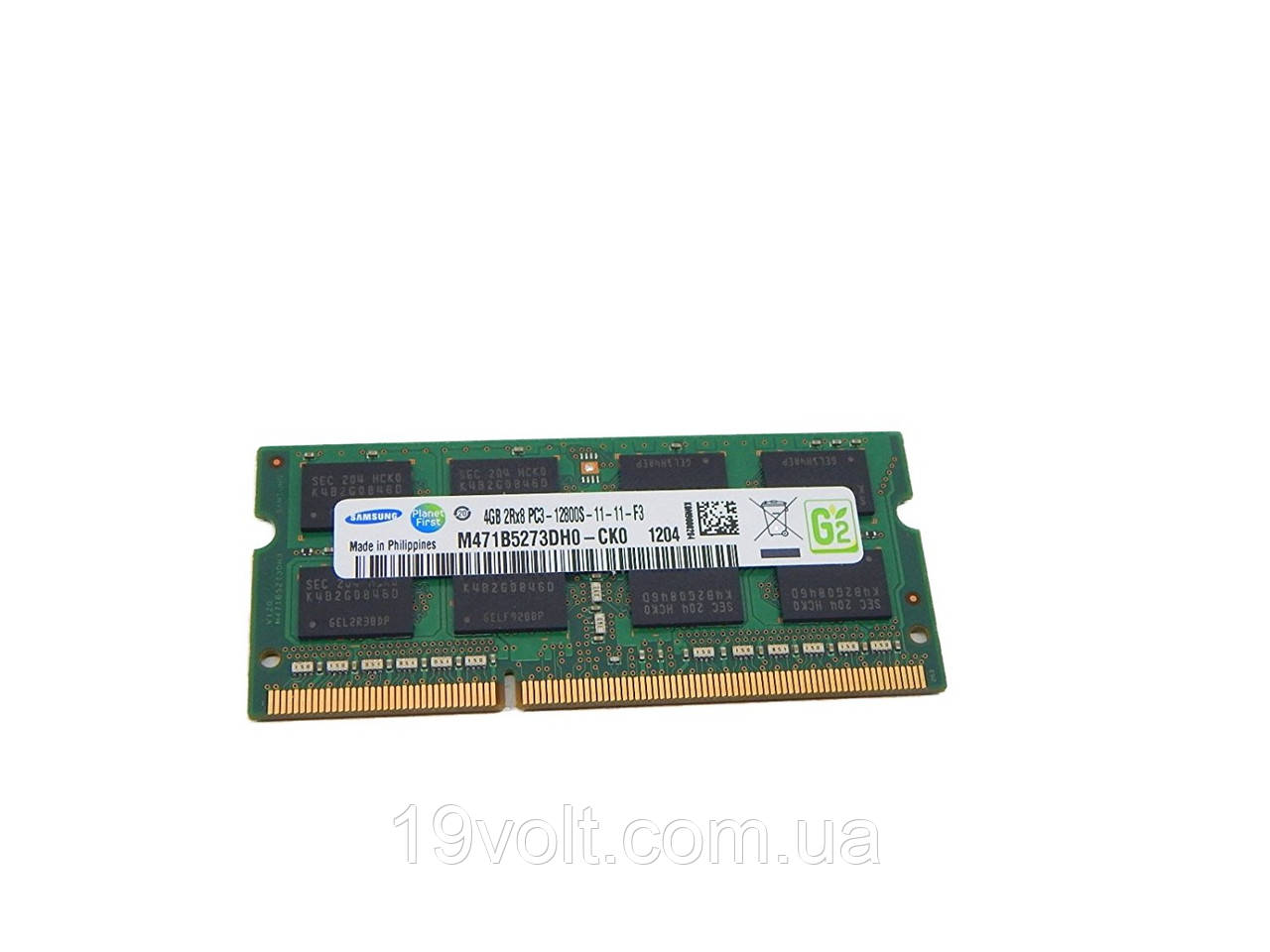 Оперативная память Samsung 4GB DDR3 PC3-12800 1600MHz - фото 2 - id-p439634424