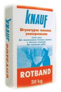 Knauf Rotband Штукатурка гіпсова універсальна, 30 кг