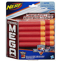 Комплект стріл для бластера Мега Нерф Official Nerf N-Strike Elite Mega Series 10-Dart Refill Pack 10 куль