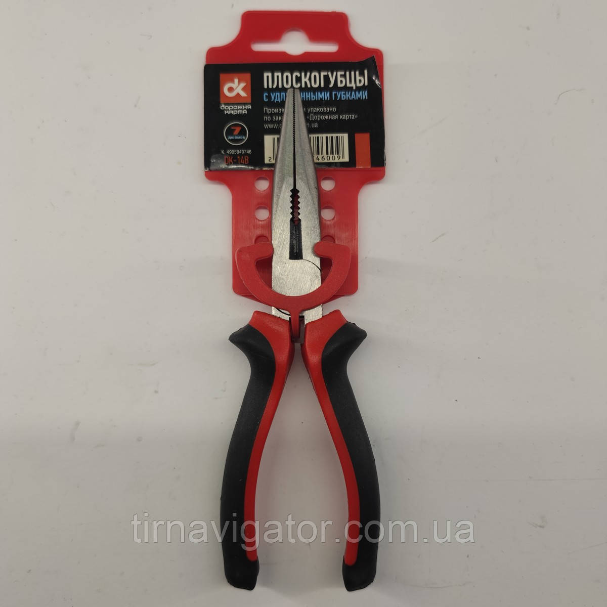 Плоскогубці видовжені 7" DK-14B, фото 1