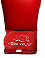 Рукавиці для карате PowerPlay 3027 Червоні S, фото 10