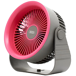 Вентилятор настільний з вбудованим акумулятором 3600mAh XO MF86 Сірий 48877