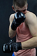 Рукавиці для MMA PowerPlay 3026 Чорні XL, фото 10