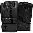 Рукавиці для ММА RDX F6 KARA Matte Black XL (капа у комплекті), фото 3