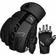 Рукавиці для ММА RDX F6 KARA Matte Black XL (капа у комплекті), фото 5