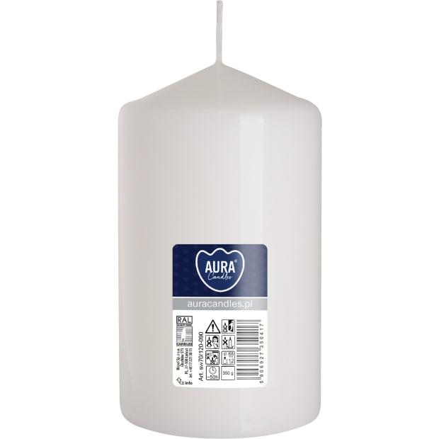 Свічка столова циліндр Bispol sw70/120-090 Білий, фото 1